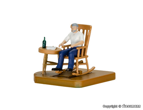 Viessmann - 1560 - Man in Rocking Chair - Moving (HO Scale)