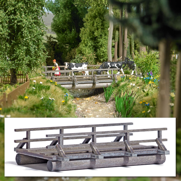 1850 Scenery Set Wooden Bridge (HO Scale) Australian Modeller