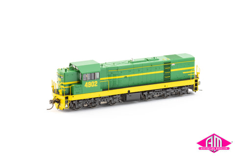 Trainorama - 49 Class Locomotive - 4902 - Green/Yellow (HO Scale)