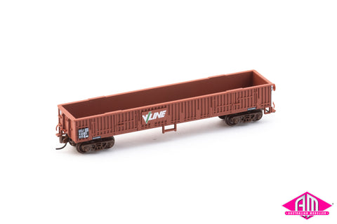 V/Line ROBX Open Wagon 335, with Microtrains Bogies (N Scale) Single Car