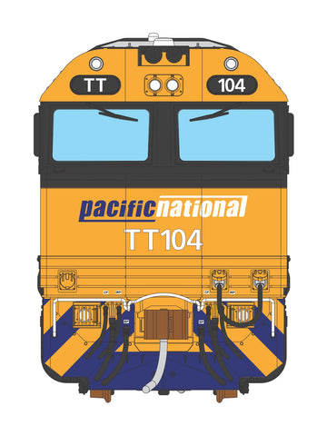 3D Wall Art GT46C-ACe Class TT104 Pacific National (1:8 Scale) LA-21