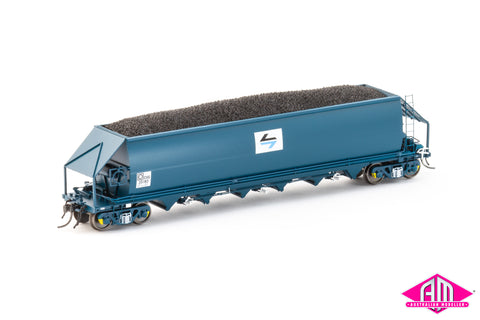 CHS Coal Hopper, PTC Blue with Black/Blue L7 - 4 Car Pack NCH-81