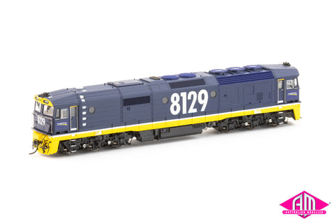 81 Class Locomotive Freight Rail, FreightCorp logos 8129