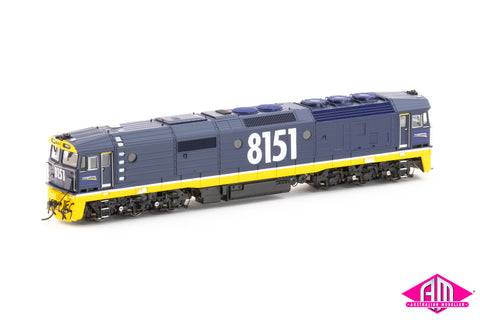 81 Class Locomotive Freight Rail, FreightCorp logos 8151