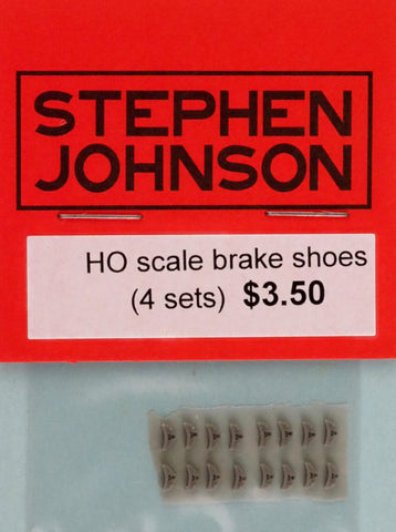 SJ-BS4S - Urethane Brake Shoes - 4 Sets (HO Scale)