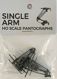 The Train Girl - TTG056 - Pantographs - Single Arm - 2pc (HO Scale)
