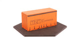 IF-CON011 - TNT Express 20ft Tautliner Container Kit "Orange" (HO Scale)