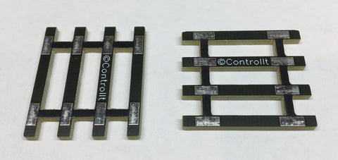 TRK-PCS-20  - ControlIt - Printed Circuit Board Sleepers, 20 Pairs (HO Scale)