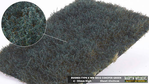 WB-SECG - Bushes - Type E - Conifer Green