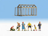 Noch 12030 - In The Garden (HO Scale) (Discontinued)