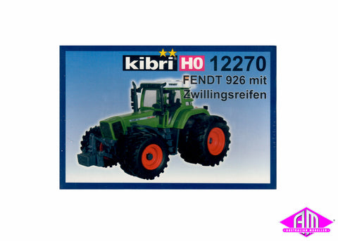 12270 - Fendt 926 Tractor With Double Tires (HO Scale) (Discontinued)