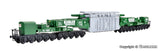16500 - Kubler 20 Axle Schnabel Car with Transformer Load Kit (HO Scale)