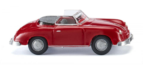 17016003 - Porsche 356 Cabriolet - Red (HO Scale)