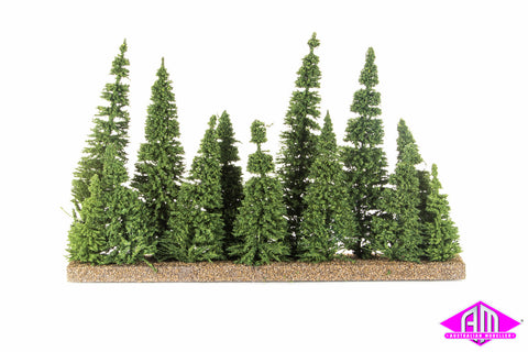 HEK-1790 13 Pine Trees 7-18cm DISCONTINUED