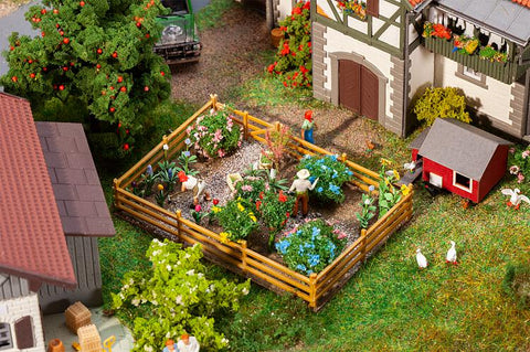 Faller - 272-181276 - Pleasure Garden with Flowers and Bushes (HO Scale)
