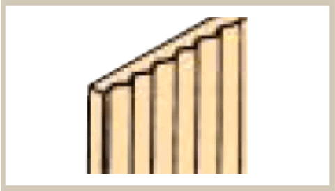 116COR - Corrugated Siding - 1/16" (24" Length)