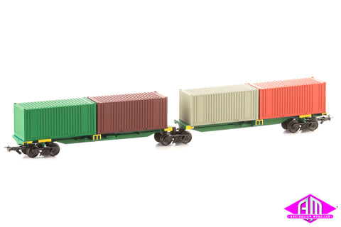 Shared Bogie container wagons AN