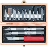 Excel - 271-44382 - Hobby Knife Set With Wood Box
