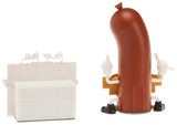 Faller - 272-140464 - 2 Fairground Booths - Hotdog Man and Powerball Throwing Booth (HO Scale)
