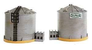 353-6346 - Grain Towers - Sukup Manufacturing Co. (N Scale)