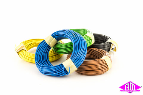 CDA-3622 - 5m Coiled Twin-Flex Wire - Assorted Colours
