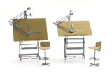 Artitec - Architects Desk & Chairs - 2pc (HO Scale)