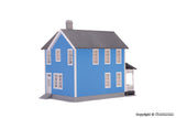 Kibri - 38841 - Swedish House Kit - Blue (HO Scale)