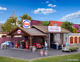 Vollmer - 45599 - Service Station - Pfizis Garage with Petrol Station (HO Scale)