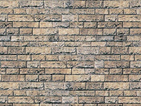 Vollmer - 46038 - Wall Plate - Basalt - 25 x 12.5cm - 10pc (HO Scale)