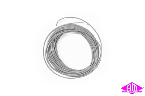 51946 - Super Thin Cable - 0.5mm Diameter - AWG36 - 10m Bundle - Grey
