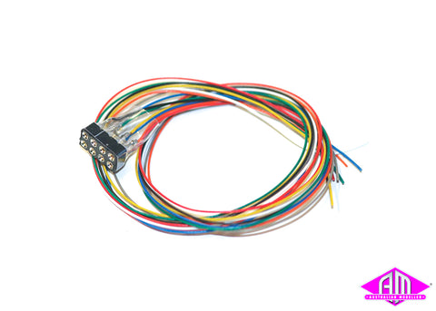 51950 - Cable Harness + 8-pin Plug According to NEM 652 - DCC Colour - Length 300mm