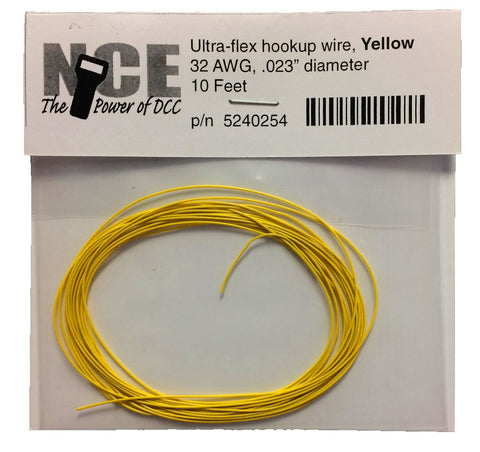 NCE - 524-254 - Ultraflex Wire - Yellow - 3m