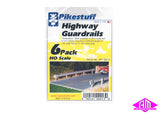 541-0013 - Highway Guardrails - 6pc (HO Scale)