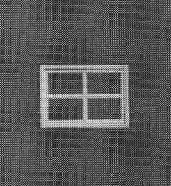 541-2103 - Four Pane Window (HO Scale)