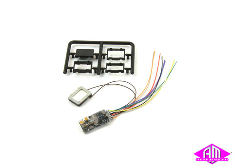 58813 - LokSound 5 Micro DCC/MM/SX/M4 "Blank Decoder" - Single Wires + Speaker 11x15mm (TT/HO/N Scale)