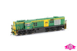 600 Class locomotive 602-Y AN Green & Yellow - Green Roof (600-9) HO Scale