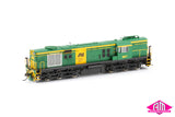 600 Class locomotive 602-Y AN Green & Yellow - Green Roof (600-9) HO Scale