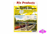 628-0123 - Wrought Iron 150' Highway Overpass Kit (HO Scale)