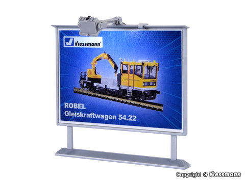 Viessmann - 6336 - Advertising Board with LED Lighting (HO Scale)