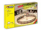 Noch 66717 - Micro-Motion Riding Arena with Horseboxes (HO Scale)