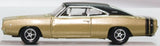 87DC68002 - 1968 Dodge Charger - Gold and Black (HO Scale)