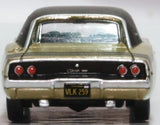 87DC68002 - 1968 Dodge Charger - Gold and Black (HO Scale)