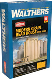 933-2942 - Modern Grain Head House with Silos Kit (HO Scale)
