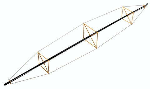 933-2955 - Support Trusses for Guywires and Piping (HO Scale)