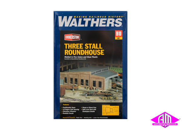 933-3041 Three Stall Roundhouse Kit (HO Scale) – Australian Modeller