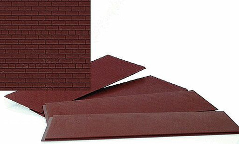 933-3523 - Brick Sheet - 10.1 x 24.7cm - 4pc (HO Scale)