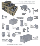933-3733 - Roof Details Kit (HO Scale)