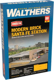 933-4064 - Modern Brick Santa Fe Station Kit (HO Scale)