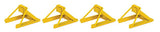 948-83108 - Assembled Track Bumpers Yellow (4pk) (HO Scale)