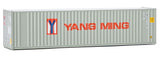949-8221 - 40' High-Cube Corrugated Container Yang Ming (HO Scale)